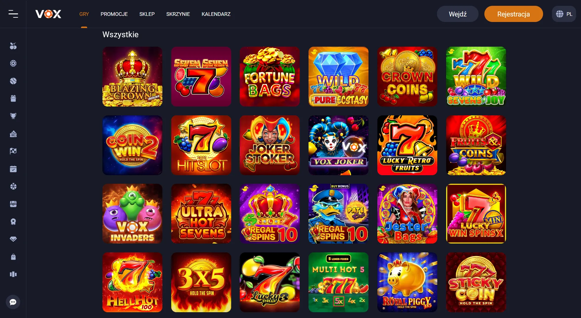 Vox Casino — platforma z grami i licencją Curaçao