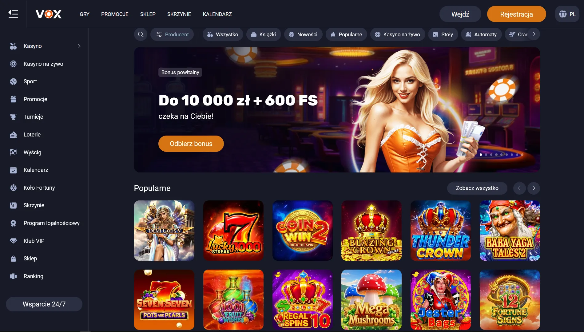 Vox Casino opinie polskich graczy o platformie